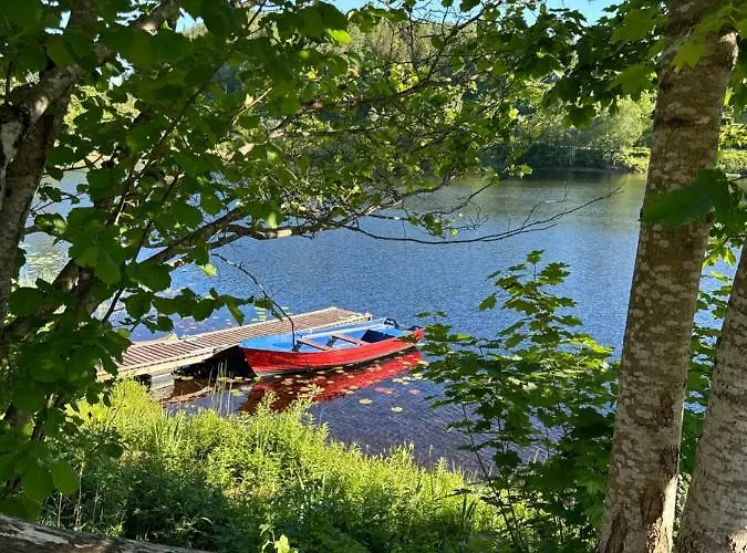 Luksusowy namiot Glamping On Idyllic Lake, Paddle Boards & Rowboat Porsgrunn