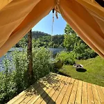 Lüks kamp alanı Glamping On Idyllic Lake, Paddle Boards & Rowboat Porsgrunn